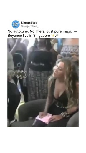 SingersFeed | Singing & Pop Culture on Instagram: "Beyoncé’s “Halo” in Singapore wasn’t just a performance—it was a masterclass in vocal power, emotion, and stage presence. At 44, she still owns the stage effortlessly, proving some voices don’t just sing—they create perfection. 💫 Tag someone who still gets chills listening to “Halo”! ❄️ Performed live in Singapore, Beyoncé delivered a flawless rendition of “Halo” showcasing raw vocal talent, emotional depth, and commanding stage presence. This 