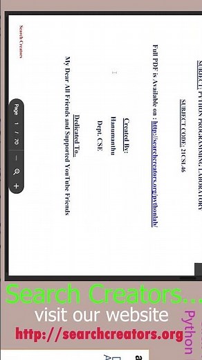 ALL PYTHON PROGRAM | 21CSL46 | VTU |