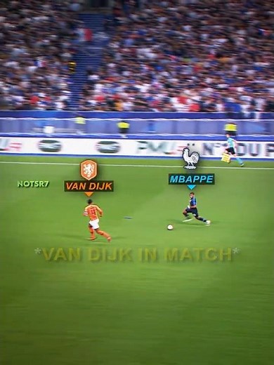 Van Dijk's Secret of Defending vs Best Players 👀🥶