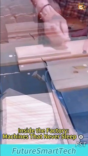 Inside the Factory: Machines That Never Sleep ⚙️ #Technology