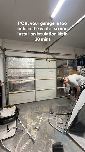 156K views · 608 reactions | Garage insulation for under $100  it’s linked in my bi0! I’ve wanted this garage door insulation kit for 2 years, and can’t believe we waited this long to get it. After an hour of being i | Diy furniture flip | Facebook
