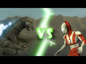 Godzilla vs Ultraman (Gmod Animation)