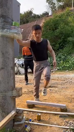 challenge to kick off the cement block? #BOOMchallenge #challenge #strength | One Inch Fist