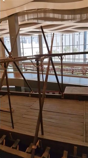 Das Boot von Cheops im Grand Egyptian Museum. #travel #egypt #boat #boot