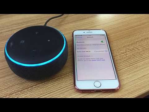 How to pair iPhone with Amazon Echo Dot and use it as a Bluetooth speaker