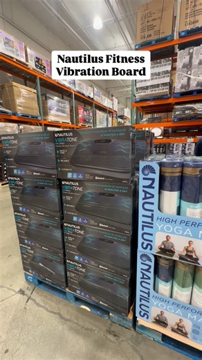 💪 Level up your home workouts with the Nautilus Vibratone Fitness Board! ✨ Features: • 120 speed settings & 3 intensity presets ⚡ • Stimulates hundreds of muscles in just 10 minutes 🕒 • Includes resistance bands, remote & batteries 🎮 • Compact, customizable, and easy to use anywhere 🏠 Available in-warehouse at Costco for $129.99! Would you try this out for your workouts? COMMENT below 💬 and don’t forget to FOLLOW for more cozy Costco finds #costcofinds #costcodeals #costcofitness #costcohom
