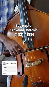 French bow grip explained #doublebass