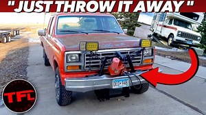 Ford F-250 Diesel to Gas Engine Swap! What Could Go Wrong? Try Everything! (Video)