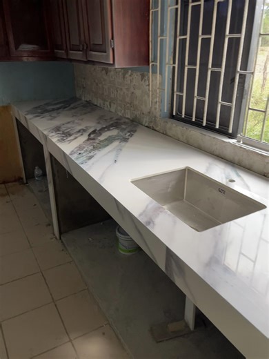 Sintered stone installation in may pen #fyppppppppppppppppppppppp #sinteredstoneslabs #kitchen #renovation #🇯🇲🇭🇹🇵🇷🇹🇹🇧🇧🇬🇾🇱🇨🇻🇨🇬🇩🇩🇲🇦🇬🇧🇸