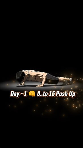 🥵Push-up Challenge Day 1 🚀 (0 → 15) | Zero to Fitness Journey 💪#shorts #youtubeshorts #fitness