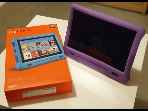 Amazon fire HD10 Kids Edition Unboxing and Parental Control Setup
