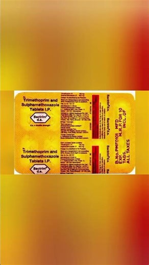 Bactrim DS Tablet uses in Hindi || Trimethoprim And Sulphamethoxazole ip Tablet #shots