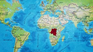 Map Kinshasa Capital Democratic Republic Congozooming Stock Footage Video (100% Royalty-free) 3470410047 | Shutterstock