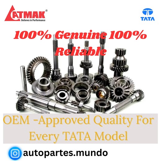 🔧 Need high-quality Tata Genuine Parts for your vehicles or business? Atmak Autoparts delivers 100% authentic Tata spare parts trusted by distributors and global buyers. From engine components to body parts and electricals - we supply every Tata part with guaranteed OEM quality. 🌍 Worldwide Wholesale Export | Fast Dispatch | Only Genuine Products 🌐 www.atmakautoparts.com #tataGenuineParts #smartpartsexports #tataPartsExporter #tataSpareParts #oemparts #GlobalTrade #GenuineParts #Truckpartssup