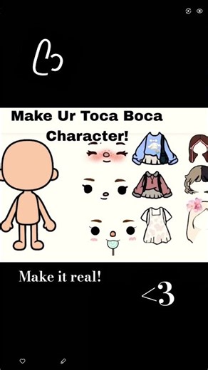 Make ur toca boca character