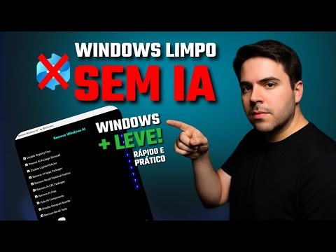 HOW TO OPTIMIZE YOUR PC BY DISABLING WINDOWS AI! A LIGHTER WINDOWS WITH FEWER PROCESSES AND MORE ...
