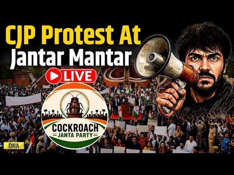 CJP Protest Live: Cockroach Janata Party To Hold Jantar Mantar Demonstration Today | Live Updates