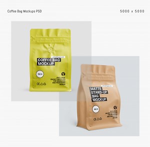 Coffee Bag Mockup