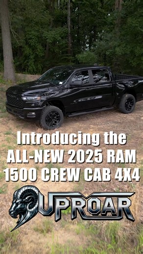 🚨🔥 Now that’s an UPROAR! 🔥🚨 The 2025 Ram 1500 Crew Cab with the exclusive UPROAR package is turning heads with its lift kit, custom wheels and tires, skid plates, and step tubes. Plus, you’re backed with 3.9% APR financing AND a 7-year/100,000-mile powertrain warranty. 💪 👉 Stop by Expressway Jeep in Mount Vernon, IN to take it for a spin! #ram1500 #Ram #OffRoadReady #Uproar (*Disclaimer: Excludes tax, title, and $250 doc fee. Dealer retains applicable rebates. Must trade in a vehicle purch