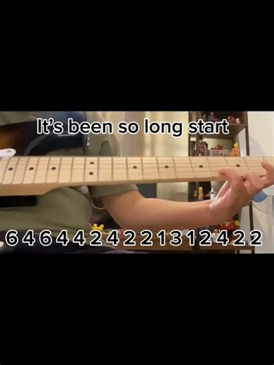 It’s been so long start guitar tutprial