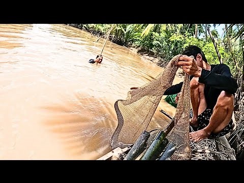 Tam Quoc Thinh Vlog - unique killer hunting catfish in Ham Luong river. @tamquocthinh2025