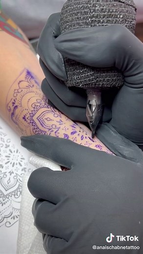 Mandala Hand Tattoo: Ornamental Fineline Design
