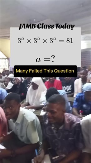 Can You Solve this Exponential Equation #JAMB2026 #math #physics #schools