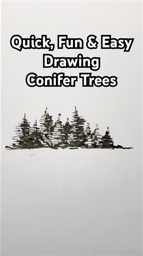 Conifer Trees - EASY and FUN