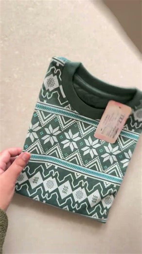 Alivee Loop Net Sweatshirt for Woman Green Melange | Dusty Palette