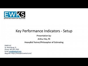 Key Performance Indicators in HeavyBid