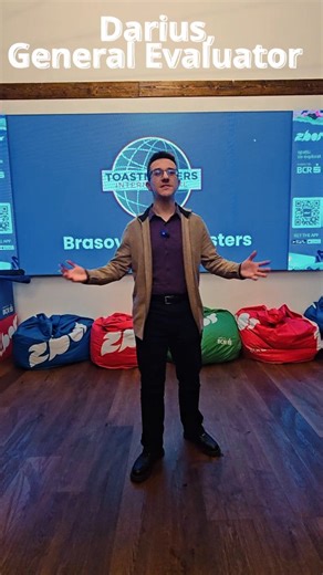 This is the summary for last week's meeting our General Evaluator Darius has provided. Today we are preparing for a new meeting to develop our public speaking and leadership skills. Our Toastmaster of the evening will help us understand the steps to making better decisions. Check the event for more details. See you tonight! | Brasov Toastmasters Club