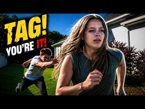 PLAYING TAG WITH YOUR SIBLINGS BE LIKE