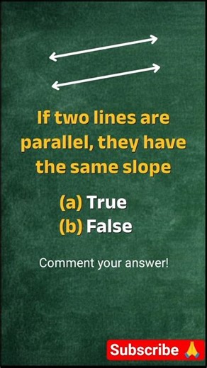 Geometry Quiz: Parallel Lines Mystery! #maths #quiz #shorts #geometry #riddles #iqtest #logic #slope
