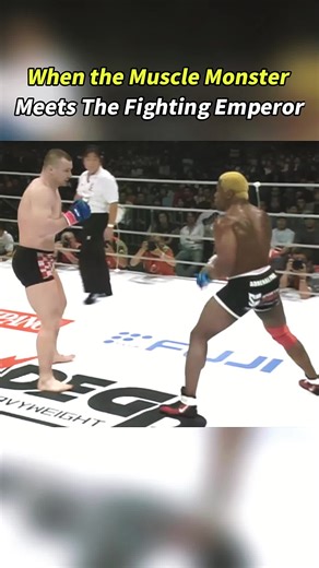 When the Muscle Monster Meets The Fighting Emperor.#ufc #fight #boxing #mma #highlights