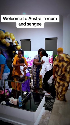 Welcome to australia mama and sengee we love you❤️❤️❤️