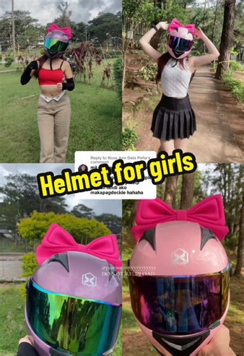 Helmet Comparison: Pink vs. Matte Purple