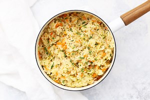 Simple Veggie Rice Pilaf - So good!