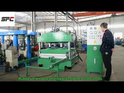 Rubber Floor Tile Vulcanizing Machine Rubber Floor Tile Making Machine