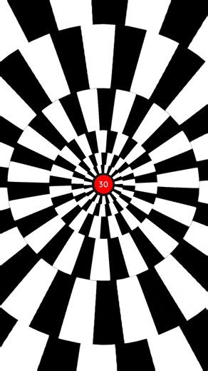 30 Seconds Red Dot Illusion Countdown 🔴 | Eye Focus Timer #illusion #focustimer #shorts