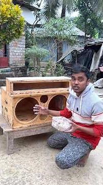 How to make 12inch dule bass #shorts #shortsfeed #ytshorts #bass #dj #diy #art #homemade #btechnic