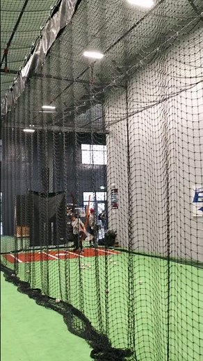 Making All The Netting For This Batting Cage Setup #baseball #battingcage