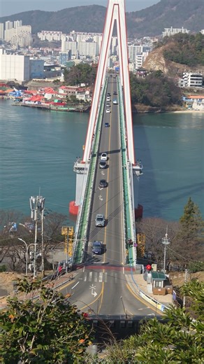 여수돌산대교 전경 (정면)
