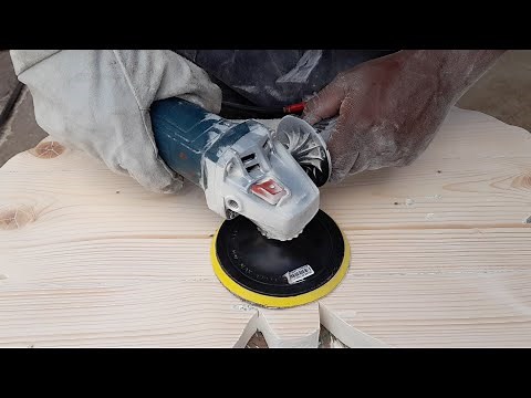 Fastest way to Sand Wood | Angle Grinder Tutorials