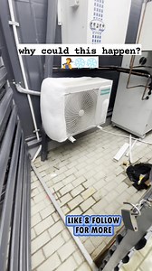 ice chunks found 😂❄️❄️ what's broken? #airconditioner #Condenser #evaporator #hvac #accident | Aban Zyb