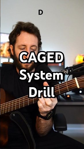 🎸This 2-Step Guitar Drill Unlocks the Entire Fretboard!🔥(CAGED System Explained) #guitarlesson