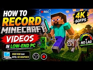 Record Minecraft 1080p 60FPS on Potato PC… NO LAG!? 😱