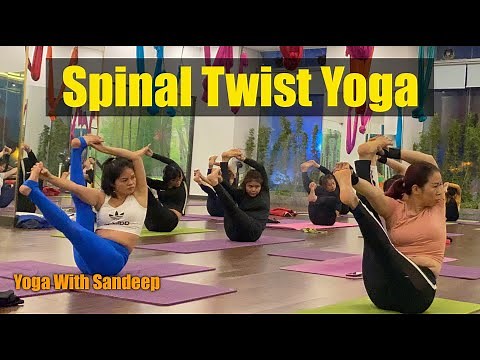 52 Minute Spinal Twist Yoga | Yoga Twisting | Yoga With Sandeep | Vietnam