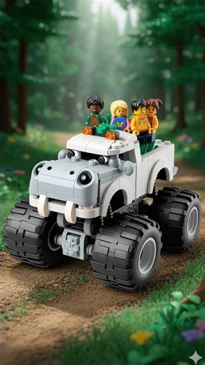 Hippo Lego Monster Truck #kidstee #lego #haveitoldyoulatelythatiloveyou