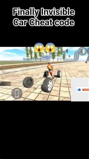 Finally Invisible Car Cheat Code In Indian bike driving 3d #shorts #viralshorts
