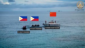 1.6M views · 31K reactions | CHINA LAYAS! SPEED BOAT ng CHINA pumasok sa loob ng AYUNGIN SHOAL at sinubukang lumapit sa BRP SIERRA MADRE LS-57 hinarang ng dalawang RIGID HULL INFLATABLE BOAT ng SUNDALO ng PILIPINAS. Salute sa inyo mga Sir 﫡 #AyuningShoal #WestPhilippineSea #BrpSierraMadre #LatestNews #fypシ゚viralシ #reelsvideoシ #fbreelsvideo #fbpost2025 #BREAKING #LatestNews #Philippines #trending #viral | GOOD News Philippines | Facebook